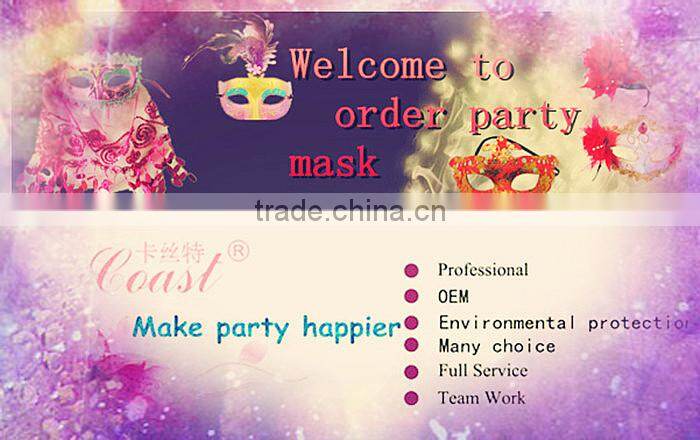 nice peacock feather venetian mask for party decoration