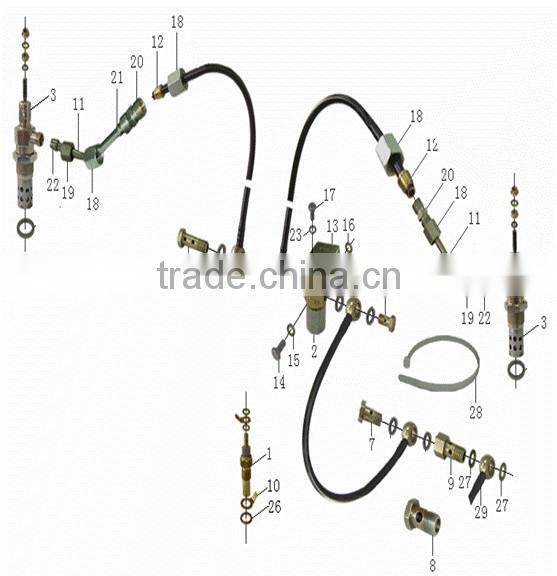 Truck spare parts 612600080244 solenoid switch