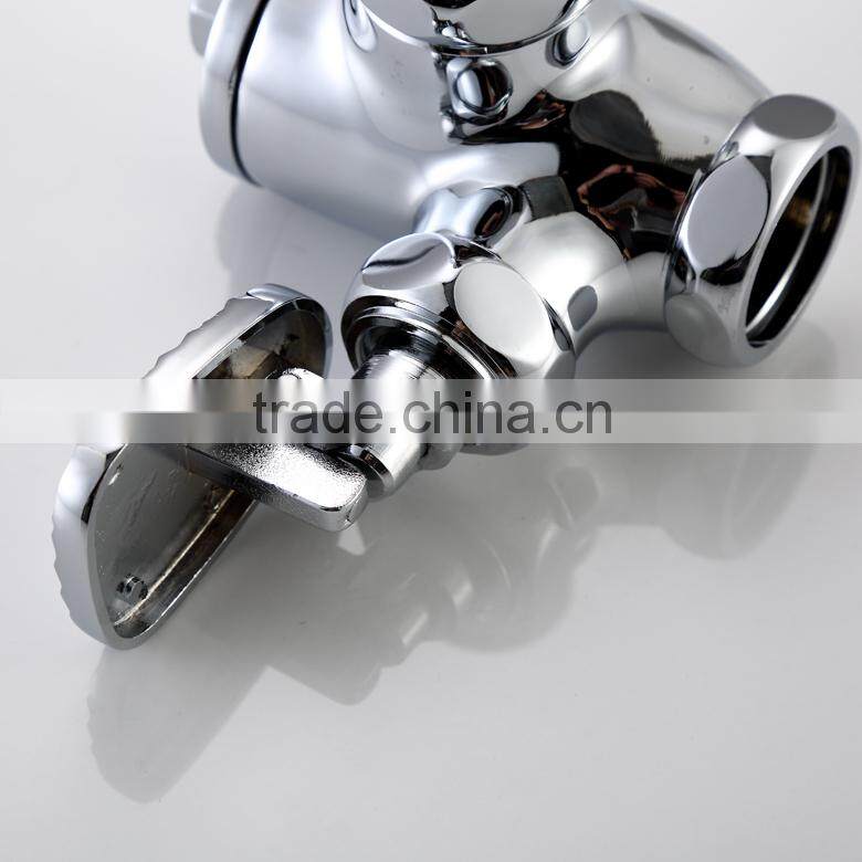 new design brass foot control in-wall toilet flush valve