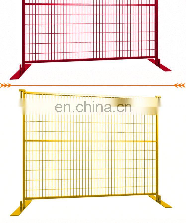 Hot sale Canada security fencing panels temporary fence set