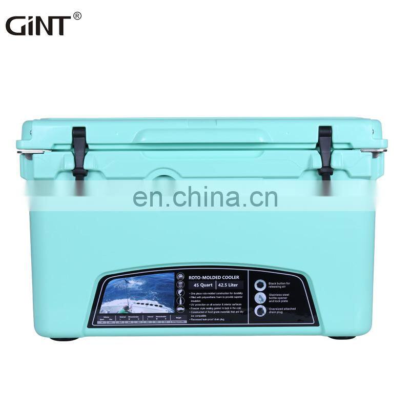 2021 LLDPE with PU Cooler Box Popular Customized color Best Selling Double Wall Hard cooler 35 QT cooler for outdoor camping