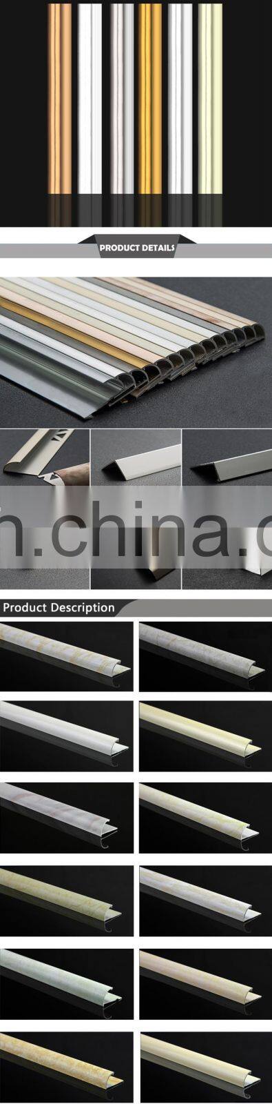 Art Deco Aluminium Edge Tile Trim