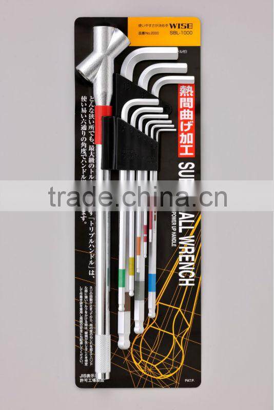 WISE hexagonal wrench hand tools names made in Japan