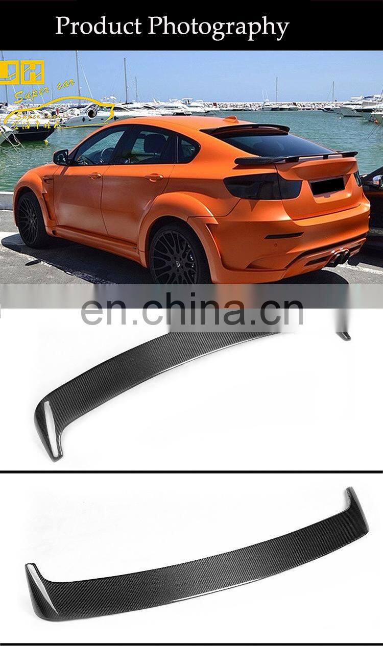 Runde New Arrival Pretty GT-Performance Auto Carbon Fiber Rear Spoiler For 2008-2015 BMW X6 E71 Wing