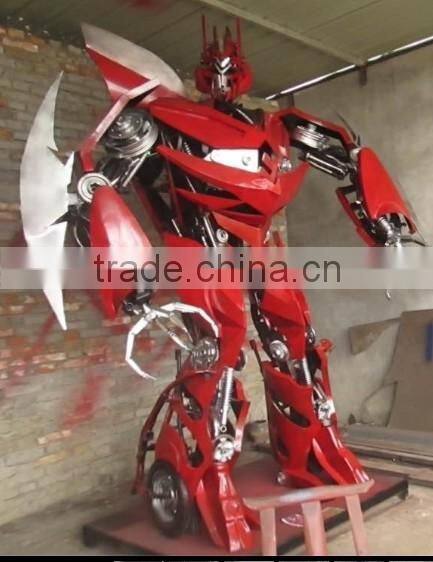 iron sculpture Sentinel Prime iron artistic decoration