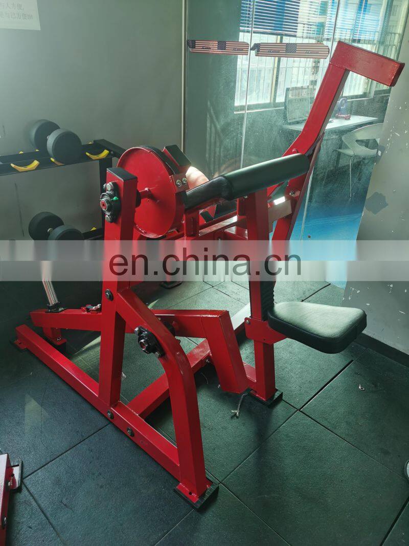 Hammer strength gym free weight plate machine