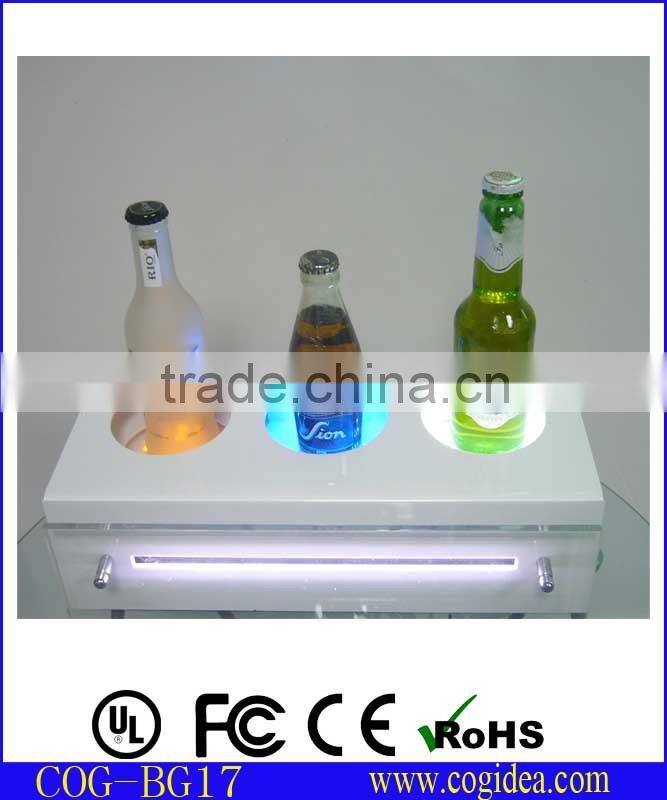 Wine bottle display rack ,beer bottle stand rack. acrylic display rack for advertisement