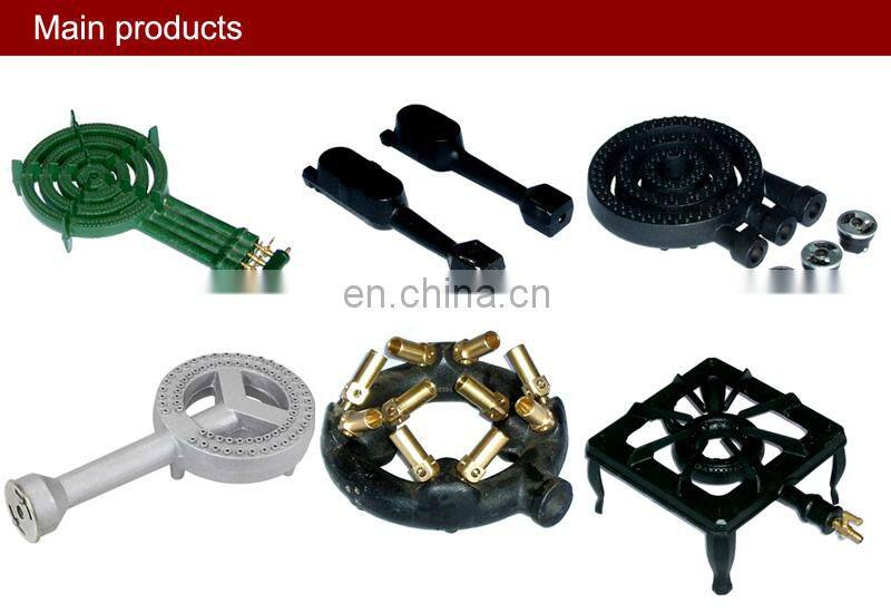 LPG Cooker Boiling 3 Rings Frame Outdoor 8kW Cast Iron With 2 Burners Mini Portable Gas Stove