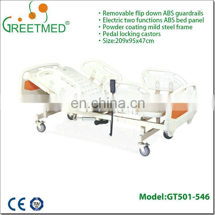 Good price 2/3/5/7 functions electric hospital bed with CE approved