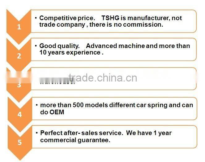 extension spring for GEELY Free ship with black finish