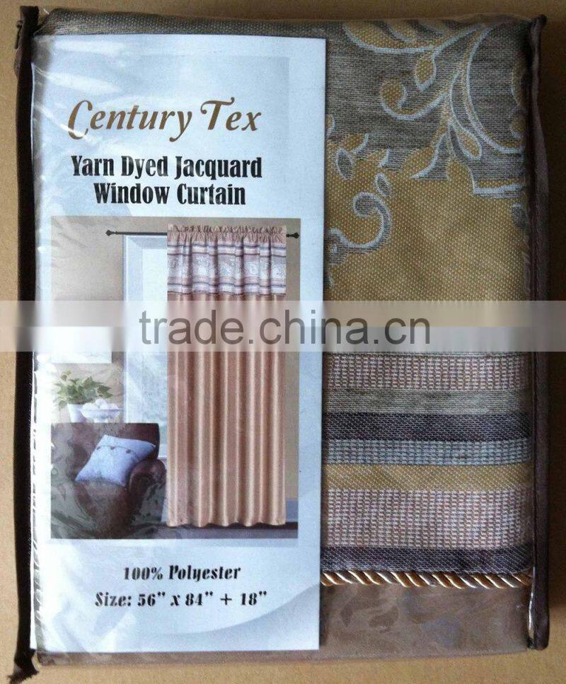 1PC YARN DYE JACQUARD WINDOW CORTINA,RIDEAU EN TISSU