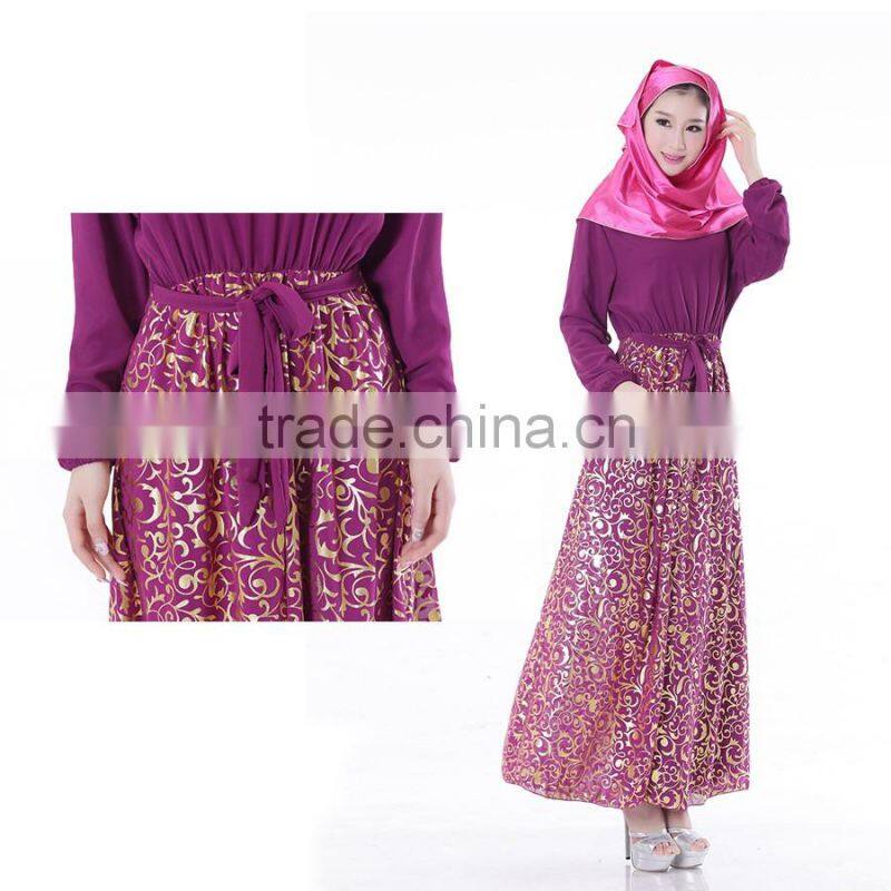 Spring Fashion Dress Long Sleeve Casual Dress Sex Maxi Dress