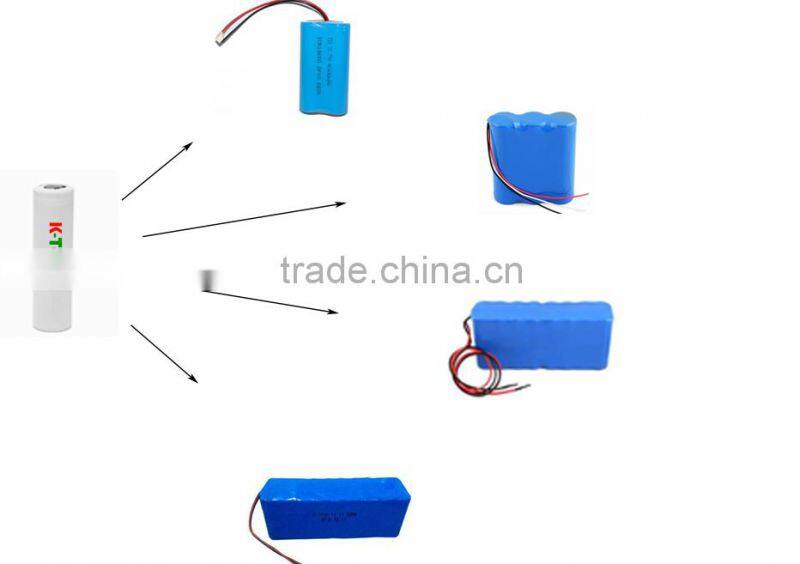 Hot selling wholesale external battery for Samsung sdi inr18650-25r 20A for e-bike rechargeable battery pack