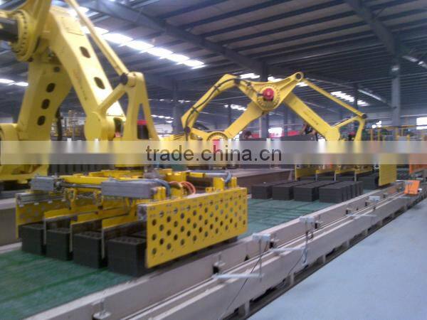 Labor saving!! Automatic stacking robot for brick pruduction line, clay brick making machine for sale