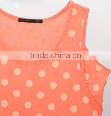 2015 fashion tank top for ladies/stringer tank top with sport style from China Supplier