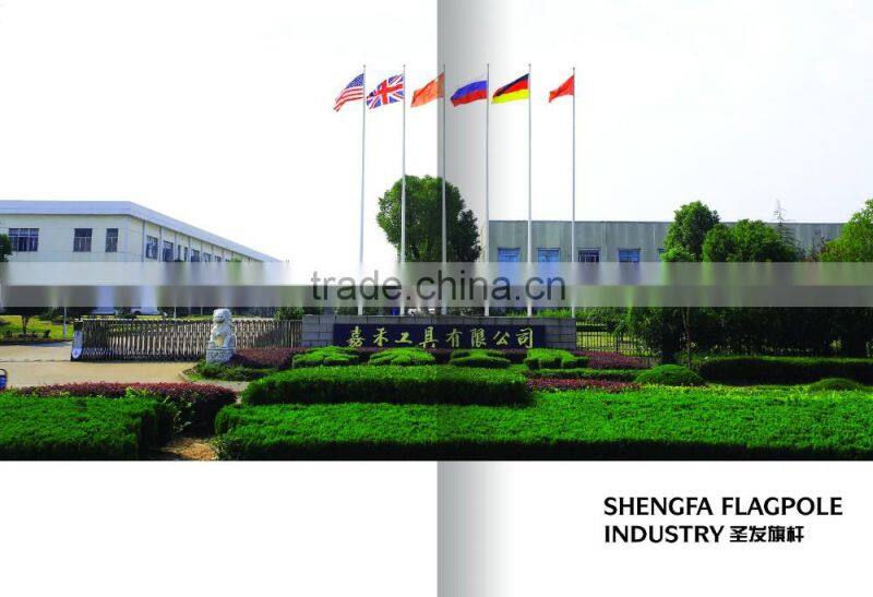 2016 New Modern Hotel Decoration Stainless Steel Flagpole