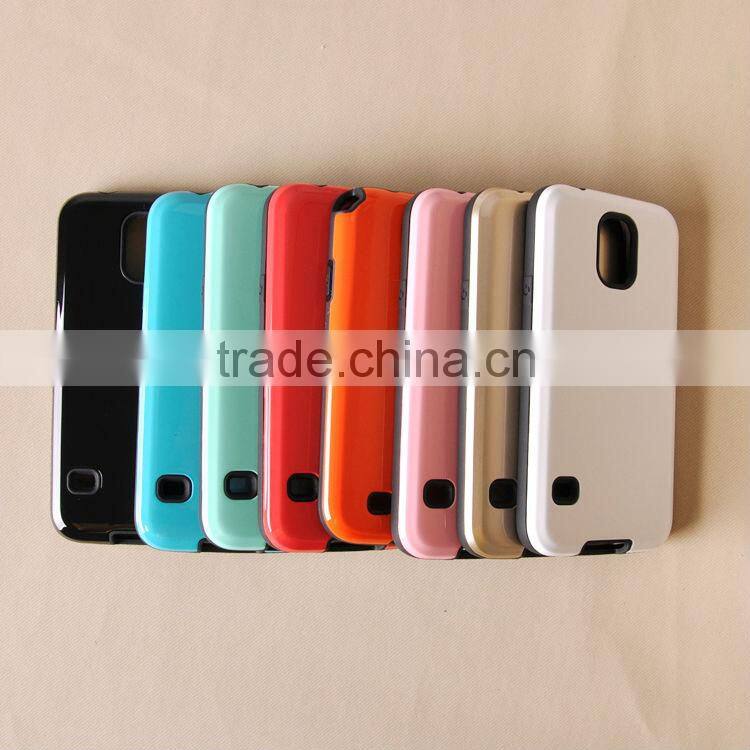 TPU + PC combination slip dustproof cell phone protective shell for samsung s5
