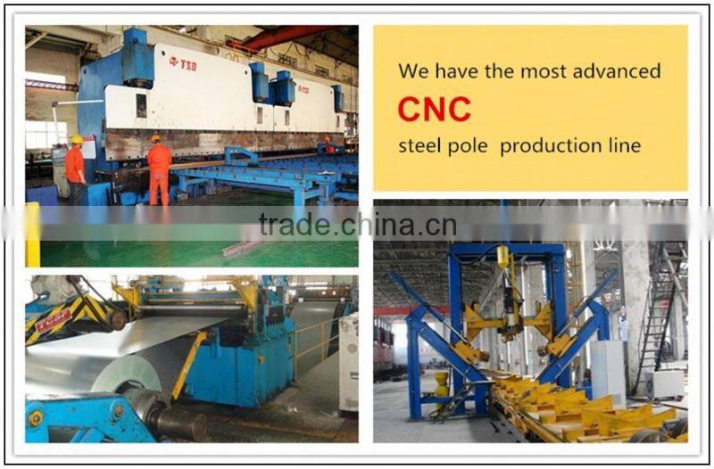 High Mast Light Pole for stadium, with 1.2ton winch