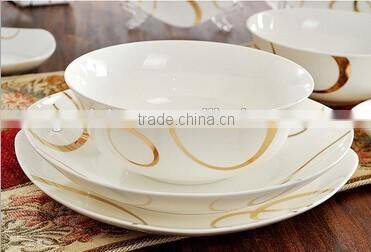 56 pcs spanish style dinnerware set