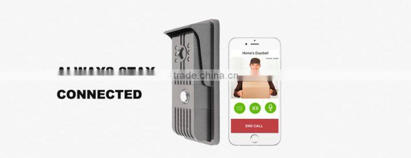 2016 newest metal home security wifi p2p door phone