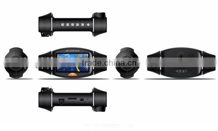 1080p car dvr recorder +GPS+2 cameras SC310