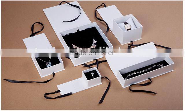 Lovely Book Watch Paper Box With Black Ribbon