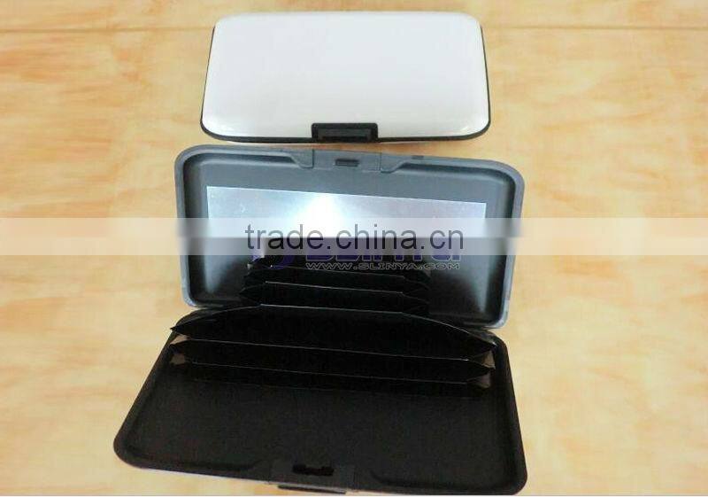 IPX4 Waterproof RFID Credit Cards IC Card Aluminum Name Card Wallet