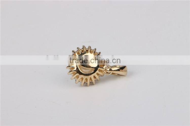 2016 fresh water pearl pendant designs 10k gold with real diamond nacklace