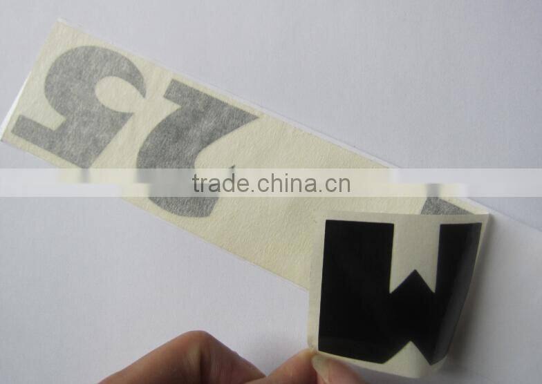 Heat transfer die cut sticker