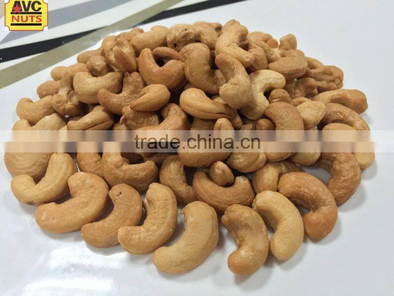 Whole roasted cashew kernel W320, USA standard, AAA quality with Kosher, BRC, HACCP certificate from Vietnam