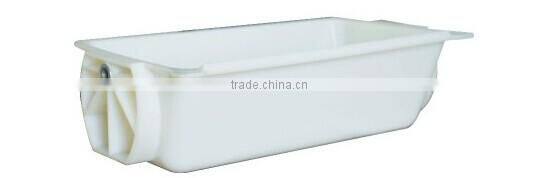 Link chain elevator bucket