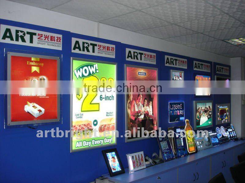 Advertising indoor el animation poster