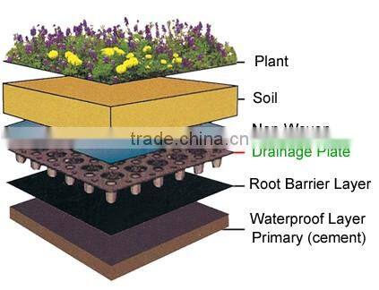 HDPE plastic drainage board