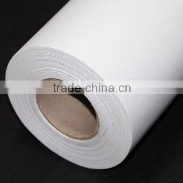 390gsm poly-cotton microporous white ultra glossy canvas for dye,pigment ink