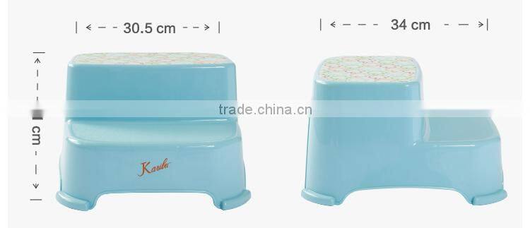 PM 3312 2016 China Wholesale En71 Kids Plastic Baby Double Step Stool