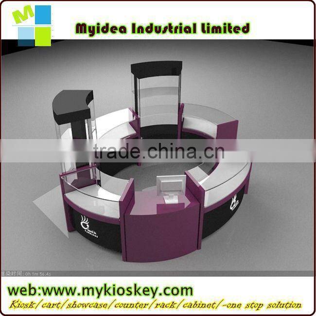 Foshan cheap wooden mirrored jewelry cabinet