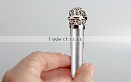 Latest smart mini cellphone microphone Handheld Wired Condenser Microphone for mobile phone for tablet PC