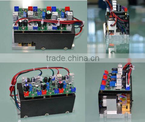 Mini stage single blue laser light show