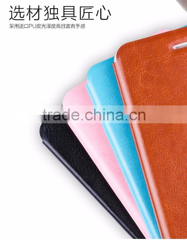 Original MOFI Luxury Rui Series Slim PU Leather For Xiaomi Mi 4C Stand Flip Leather Cover Phone Bag For XiaoMi 4C TB-0123
