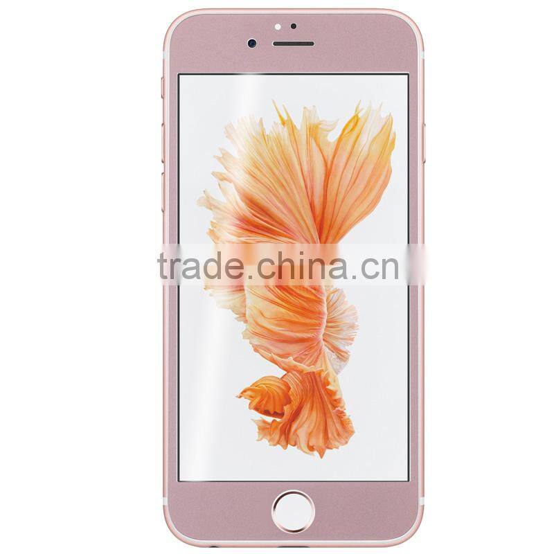 Original MOMAX Hard Full Screen Protector Tempered Glass Screen protective Film For iPhone 6/6s 4.7 inch PZAPIP6FFARB MT-4838