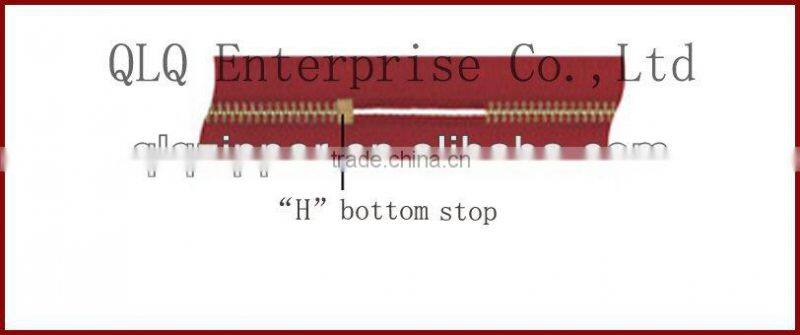 Semi auto H style Bottom Stop Zipper Making Machine