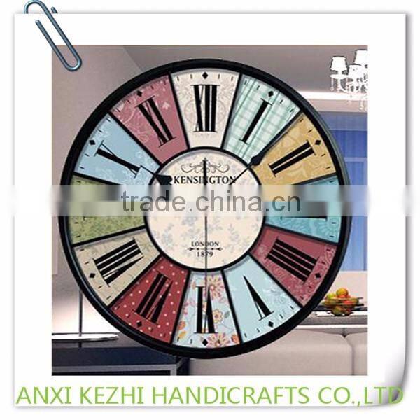 Wrought Iron High-grade Round Metal Wall Clock