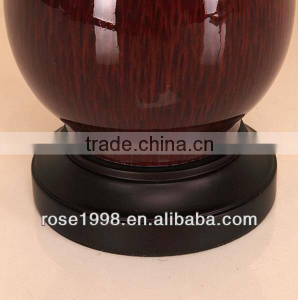 E27 table lamp with glaze ceramic