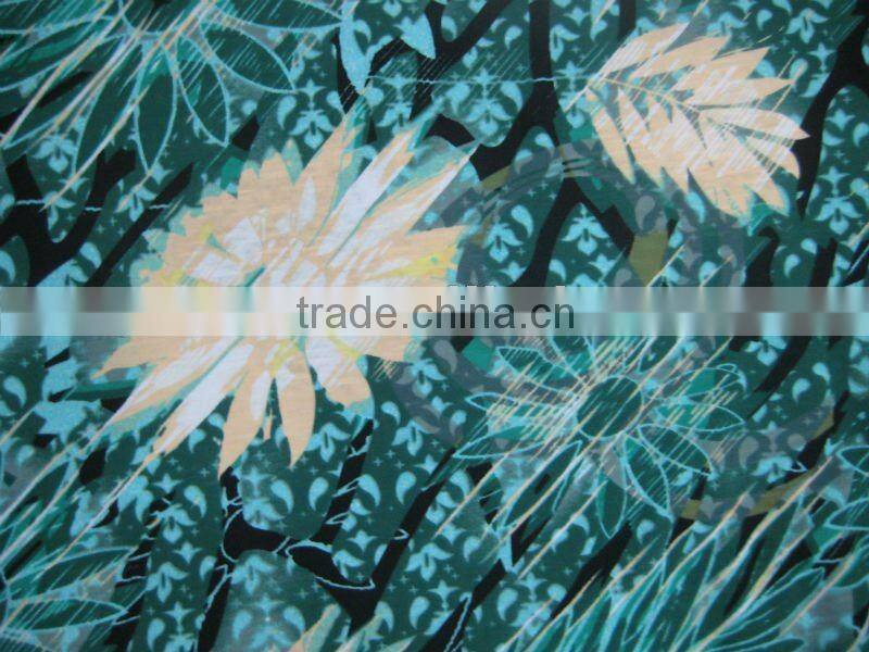 100 cotton jersey fabric printed