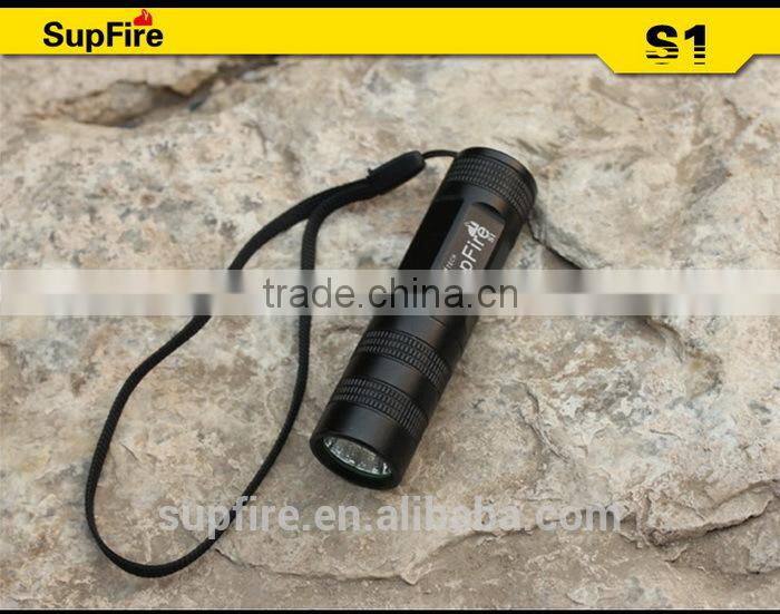 2015 Mini led torch flashlight with 16340 battery