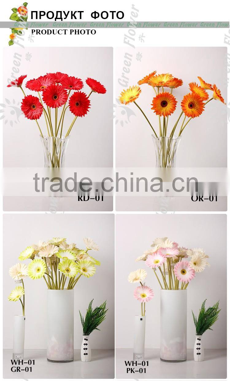 greenflower 2016 Real Touch PU Latex artificial flowers for Wedding decrations flowers