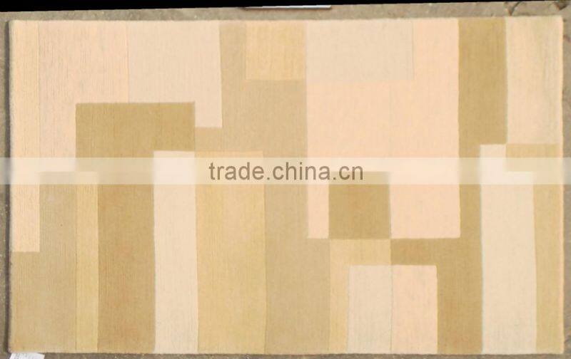 Bird pattern woollen carpet
