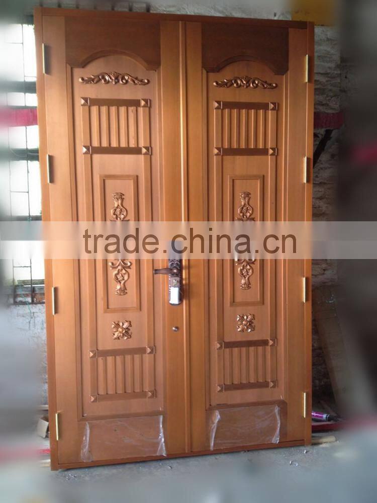 Luxury main door entrance gate COPPER DOOR brass door, extra security & stylish pattern