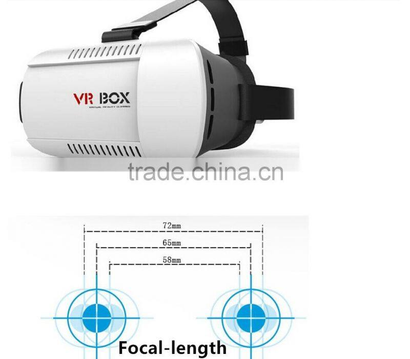 3D Virtual3D VR Reality VR Video Glasses Head Mount For Smartphone + Remote Gamepad