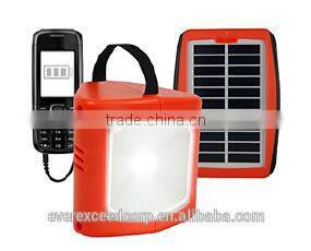 EverExceed LED Solar Lantern home solar system for home lighting with Mobile Phone Charging Function